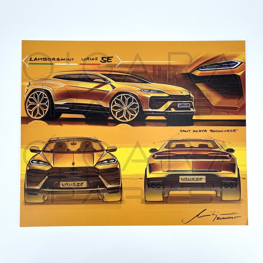 ORIGINAL Lamborghini Artwork Urus SE