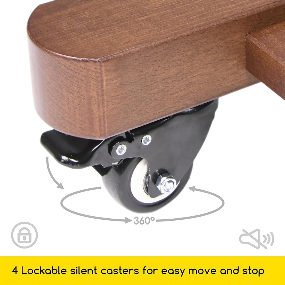 Extra Large H-Frame Studio Easel - Solid Beech Wooden Artist Professional Heavy-