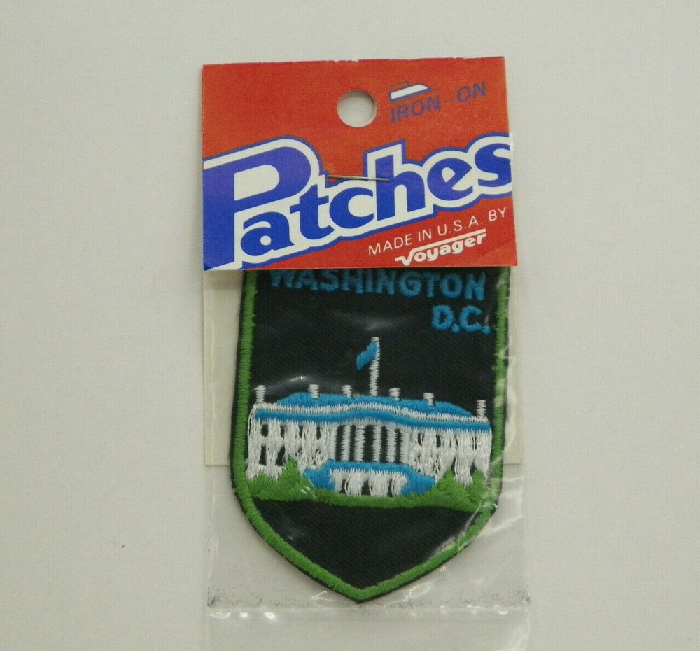 Washington D.C. Vintage Patch Iron-On Patch Voyager 2" New