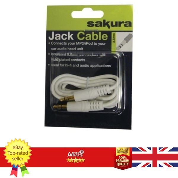 Aux Interface - Jack Cable - 3.5mm SAKURA SS4924 (Auxiliary Interfaces)