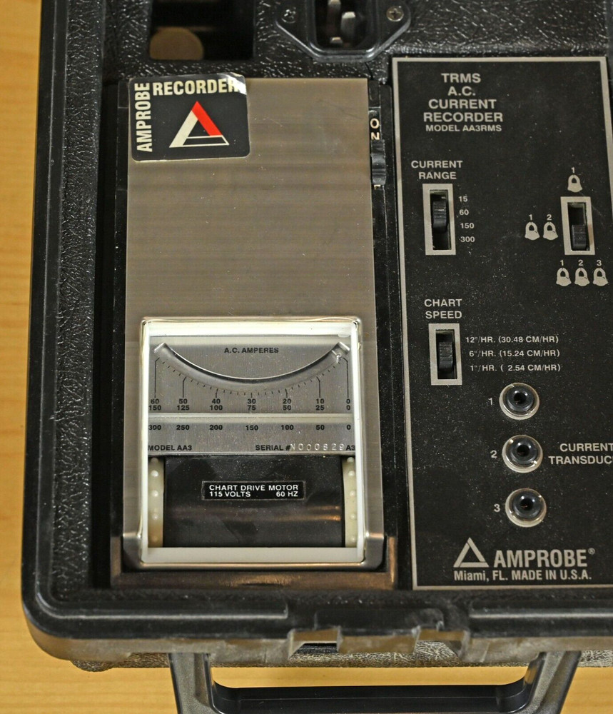 Amprobe AA3RMS Current Recorder - TESTED - WORKING