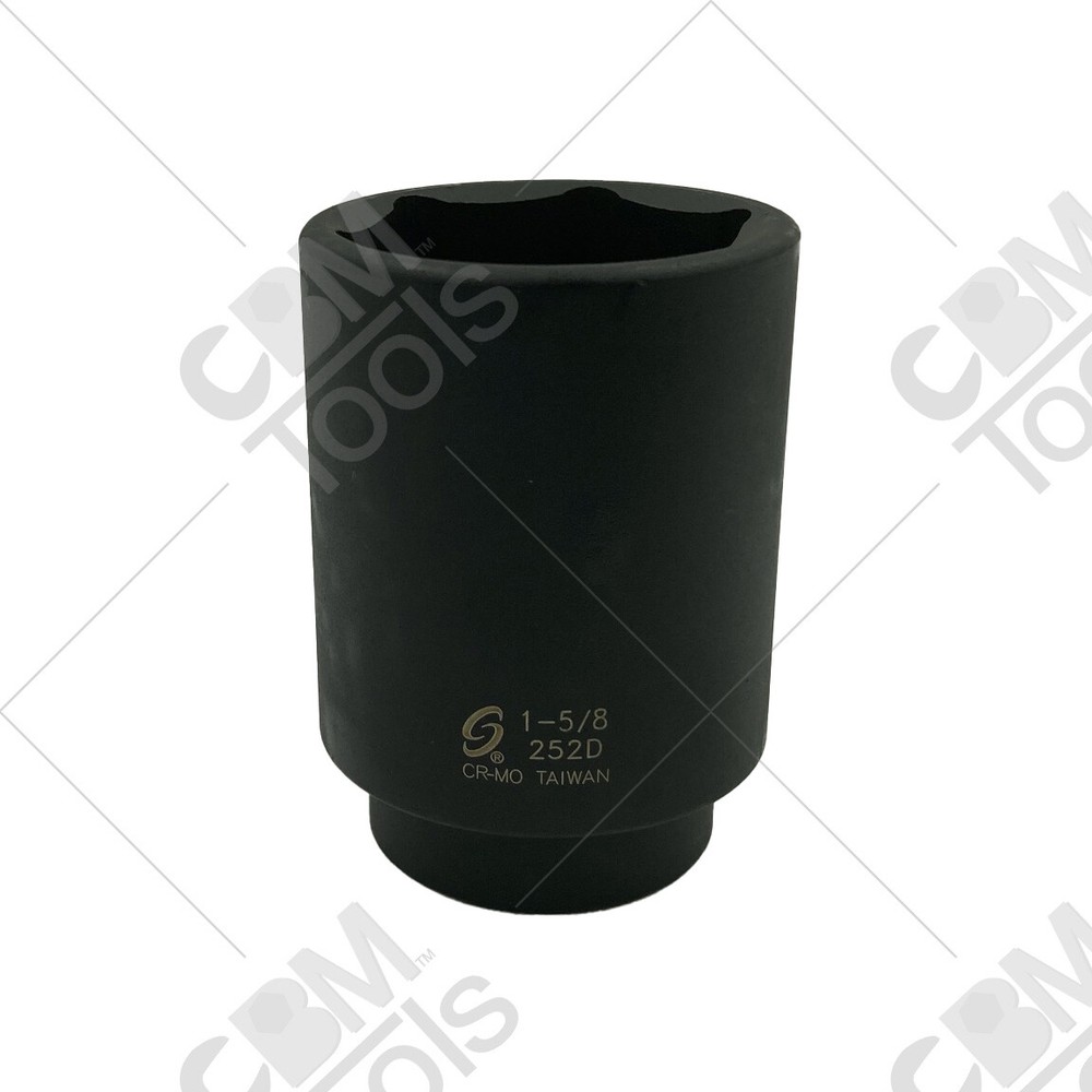 Sunex 252D 1/2" Drive 6 Point 1-5/8" Deep Impact Socket