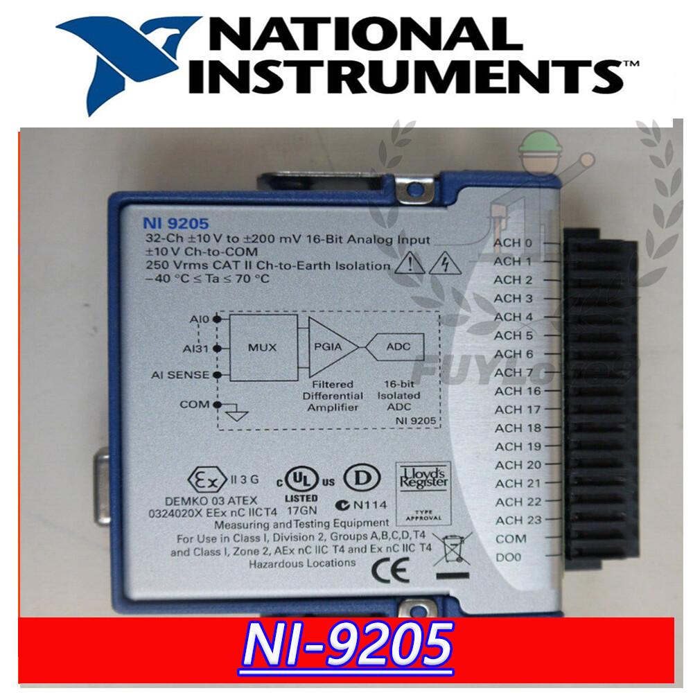 Used National Instruments NI-9205  cDAQ Analog Input Module, 32 Channels
