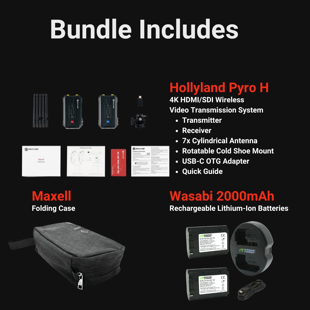 Hollyland Pyro H Wireless Video Transmission System Bundle