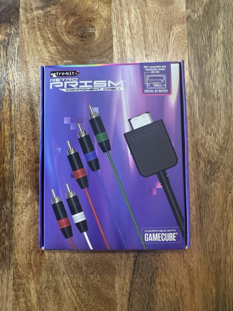 Retro-Bit Retro Prism Component Cable for Nintendo GameCube