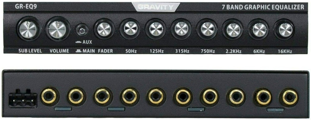 Wireless 7-Band Graphic Equalizer with RCA Outputs and Epicenter Control