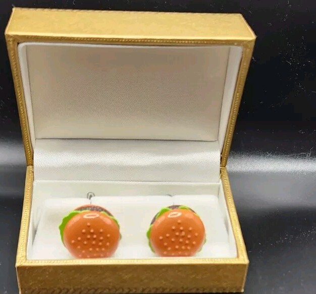 Burger Cufflinks
