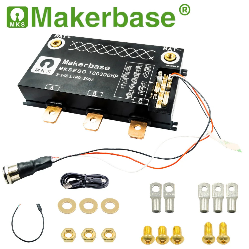 FOC 100V 300A Single ESC Speed Controller Based on VESC For Scooter/Ebike