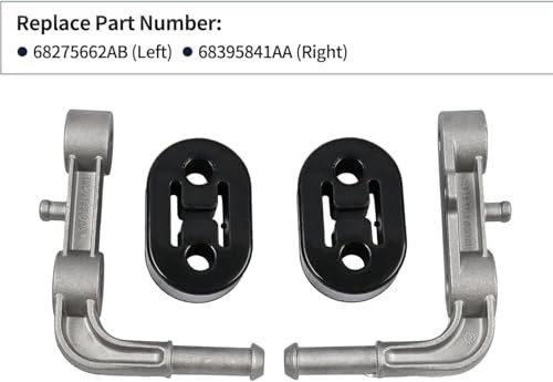 Replacement Rear Left and Right Exhaust Bracket Muffler Support Assembly