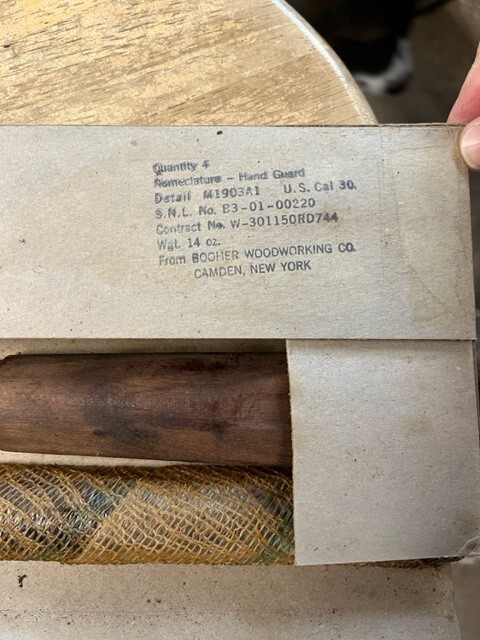 Springfield 1903A1 Hand Guard NOS