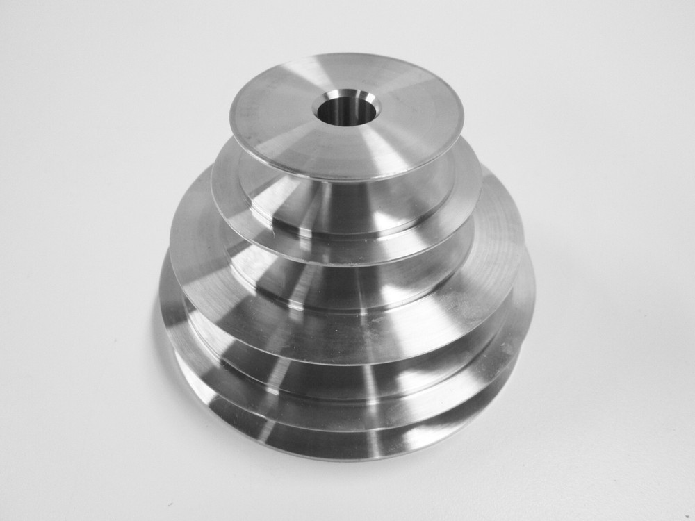 4-Step Cone Pulley with 1/2 Bore; Replacement for Lathe, Drill Press, Scroll Saw