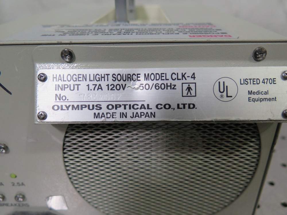R192242 Olympus Optical CLK-4 Halogen Light Source