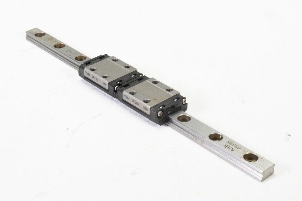 THK SRS 9M, Linear rail with two carriages, L=180mm