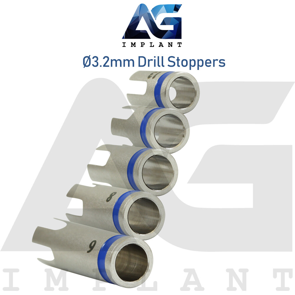 5 Drill Stoppers Ø3.2mm External Irrigation Tools Dental