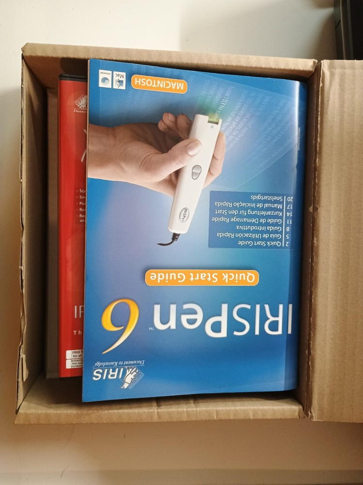 Iris Pen Executive 6 Handheld Text, Handwriting, Barcode Scanner Pen