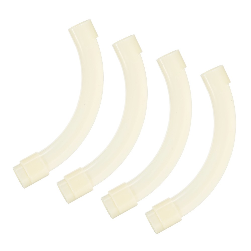 32mm PEX Tube Bend Support, 4Pcs ABS Plastic Elbow Bend Support, White