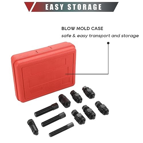 Motorcycle Flywheel Puller Set - 10PCS Universal Flywheel Puller for