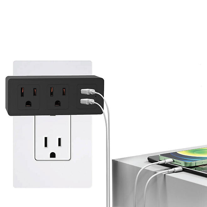 Tech Squared Mini Surge Protector TWP2000 (2-Pack)