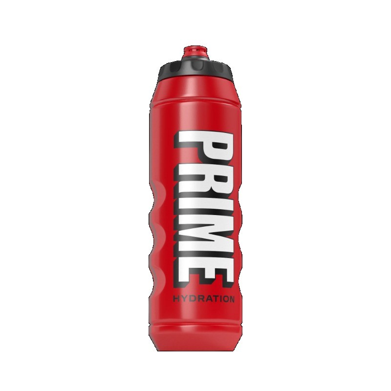 Prime Hydration Squeeze Bottle, 1L - RED