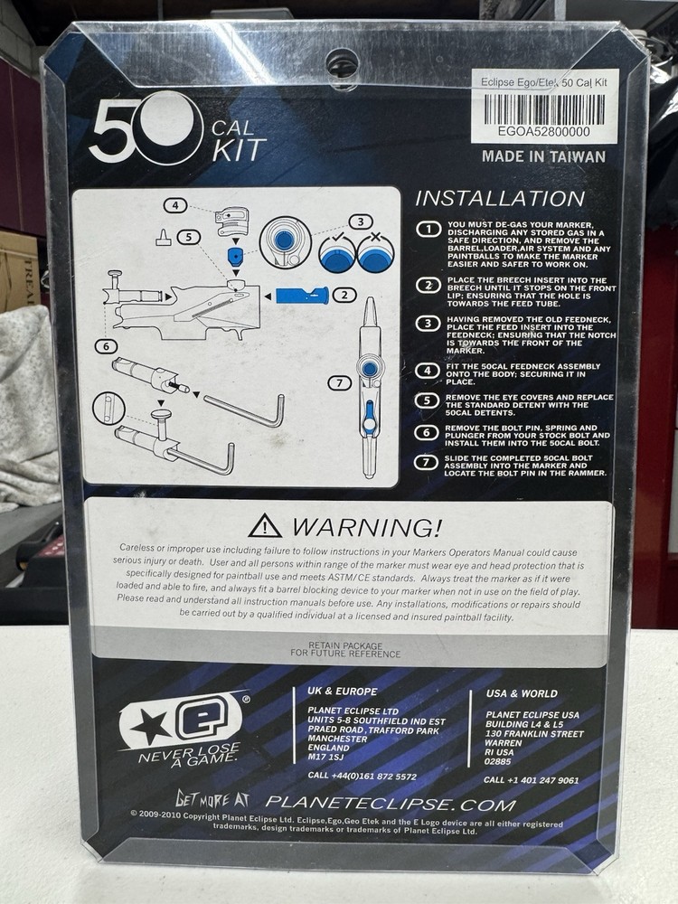 Planet Eclipse .50 kit for EGO/ETEK. NOS. Rare! *READ FOR COMPATIBILITY!*