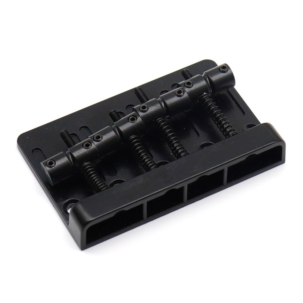 4 String Black Bass Hard Tail Fixed Bridge Hardtail Saddle Bridge Top Load