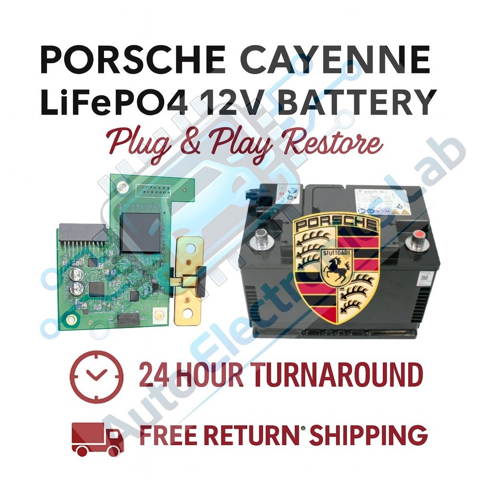 2017-2020 Porsche Lithium Ion Battery Repair Service + Charging & Cell Balancing