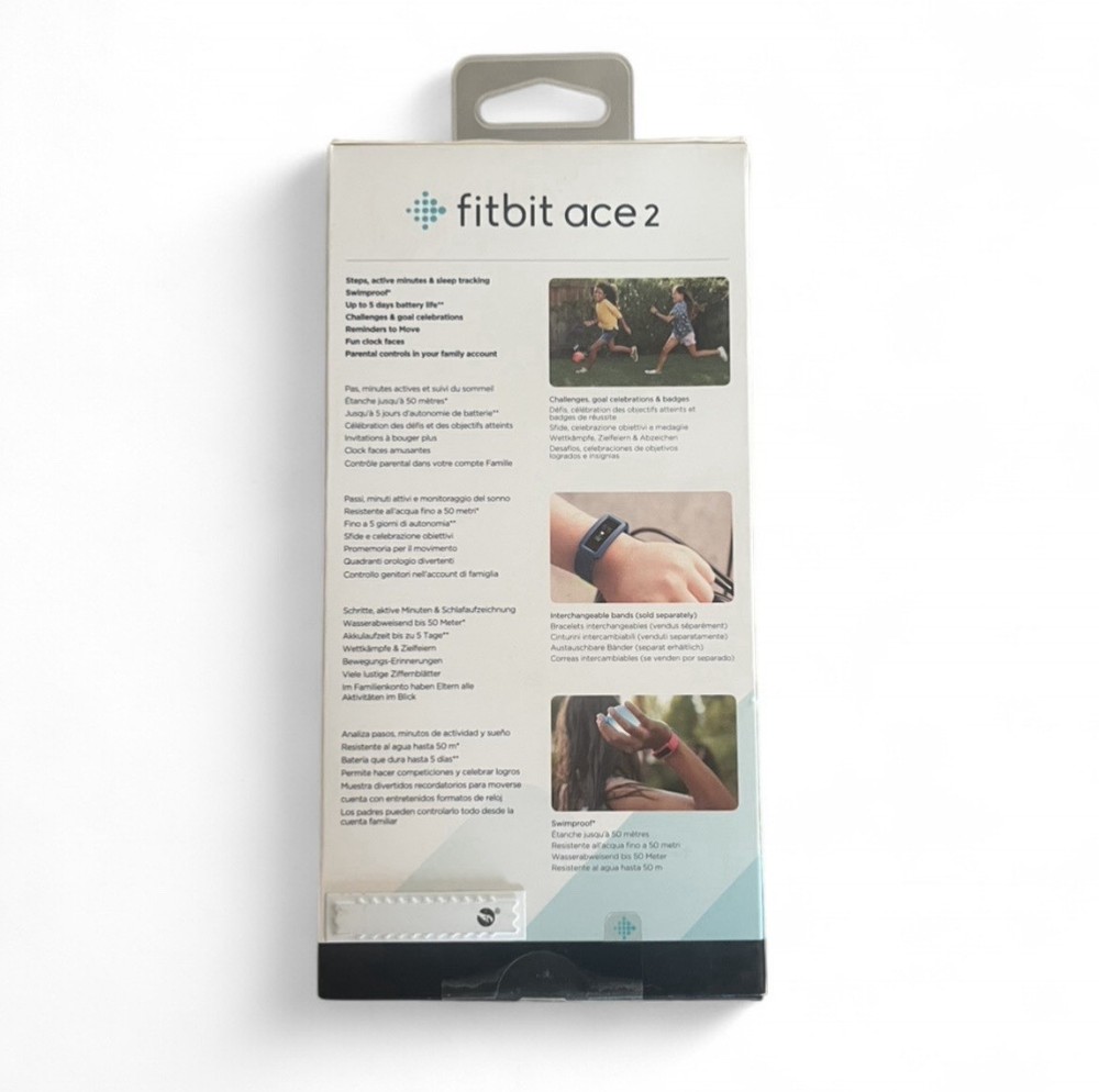 Brand New Fitbit Ace 2 Activity Tracker Watermelon+ Teal