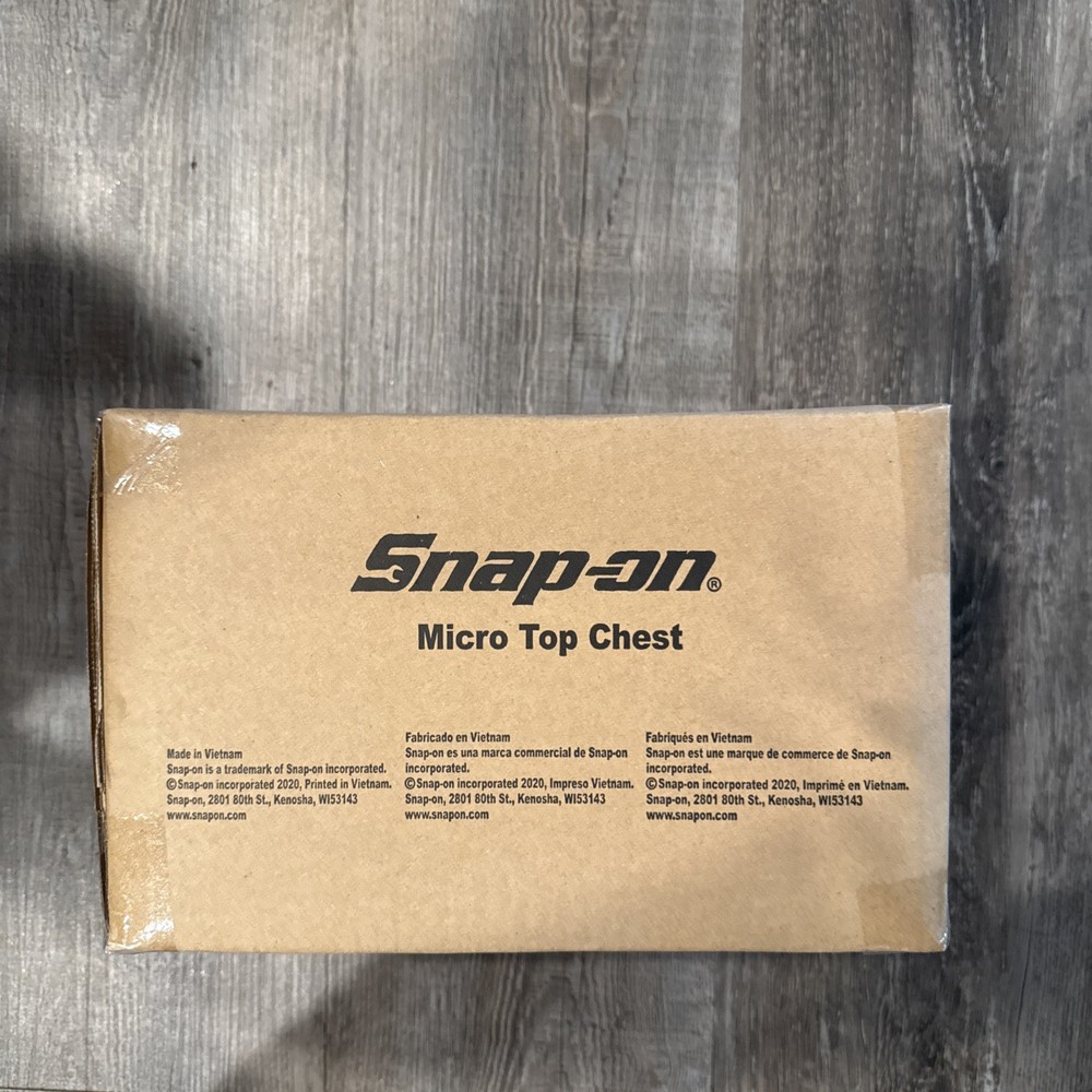 Snap-On Micro Top 3-Drawer Tool Box Gloss White KMC923APT
