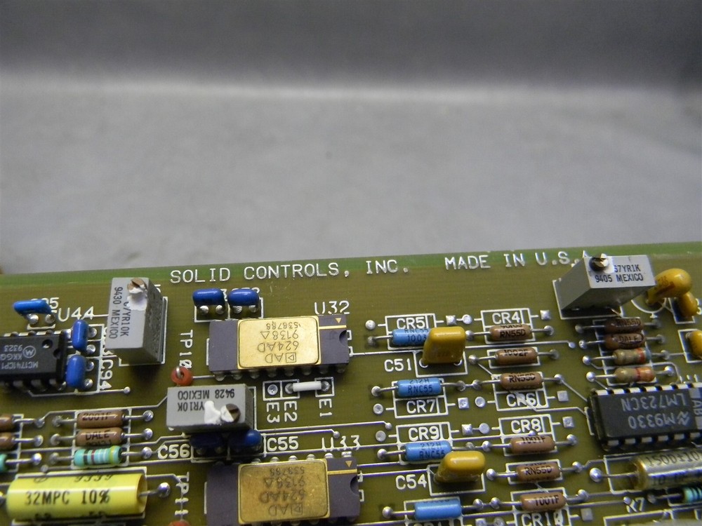Solid Controls 24963 Rev E 65001 Rev A Process Control Board