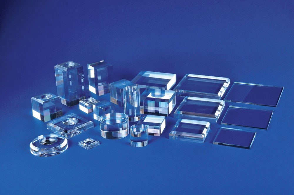 Clear Acrylic Solid Polished Display Block/Cube 3" x 3" x 3"