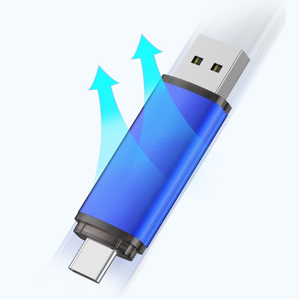 USB 2.0 32/64/128GB Type-C/ A Dual Flash Drive Memory Stick For Android Phone PC