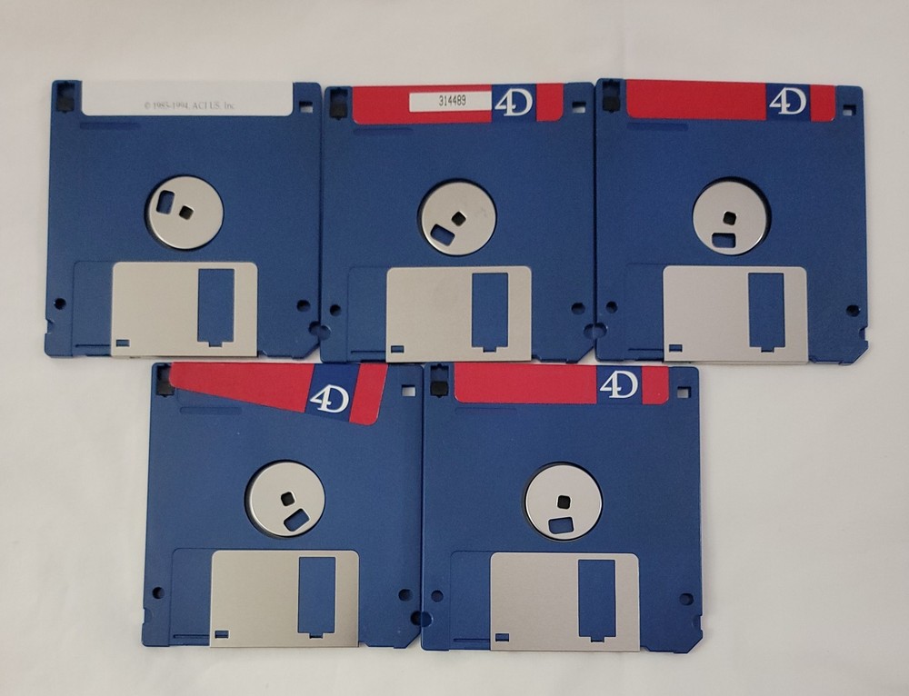 Vintage 1994 ACI 4D First Relational Database Software for Macintosh