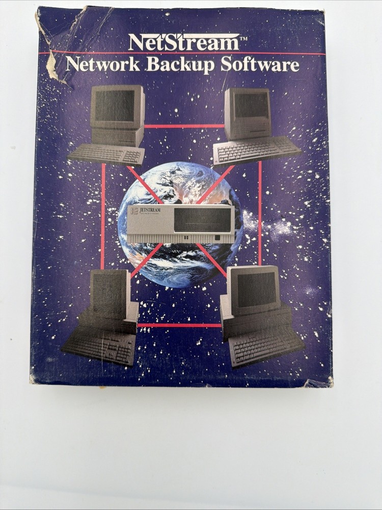 NetStream Network Backup Software Macintosh Complete Tested Working Boxed