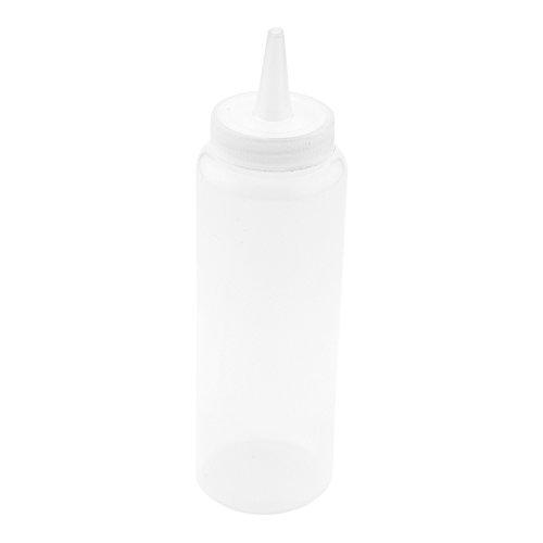 8 Ounce Condiment Squeeze Bottle, 1 With Lid Plastic Squeeze Bottle - Precison