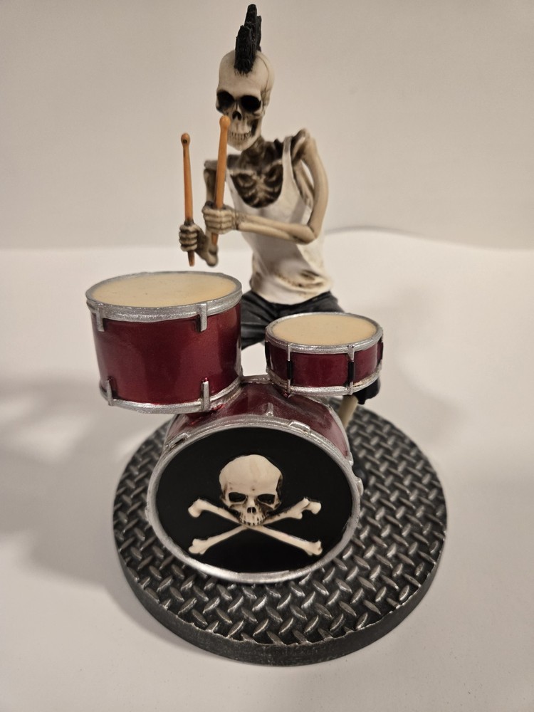 Skeleton Rock & Roll Statues