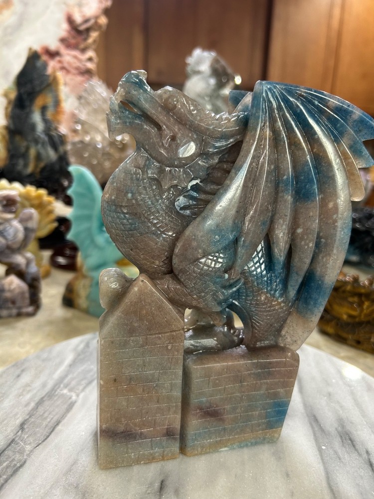 Trolleite fly Dragon carving