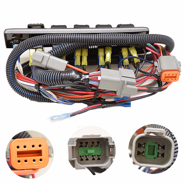 Godfrey Boat Switch Panel | 9 x 2 1/2 Inch Charcoal Gray