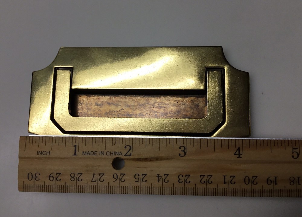Brass Plate Recessed Draw Pull Keeler Brass Co.