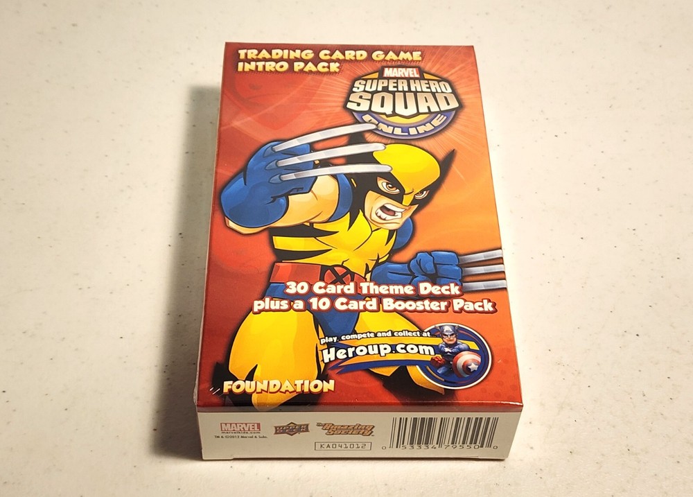 Upper Deck Marvel Superhero Squad TCG - 30 Card Deck + Boost Pack WOLVERINE