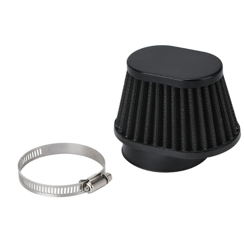 Air Filter Cleaner 2.15in Motorcycle Cold Air Intake High Flow Cone Filter 2PCS