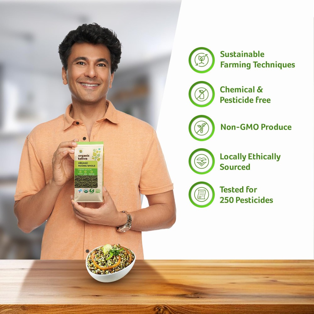 Organic Tattva Moong Dal Whole