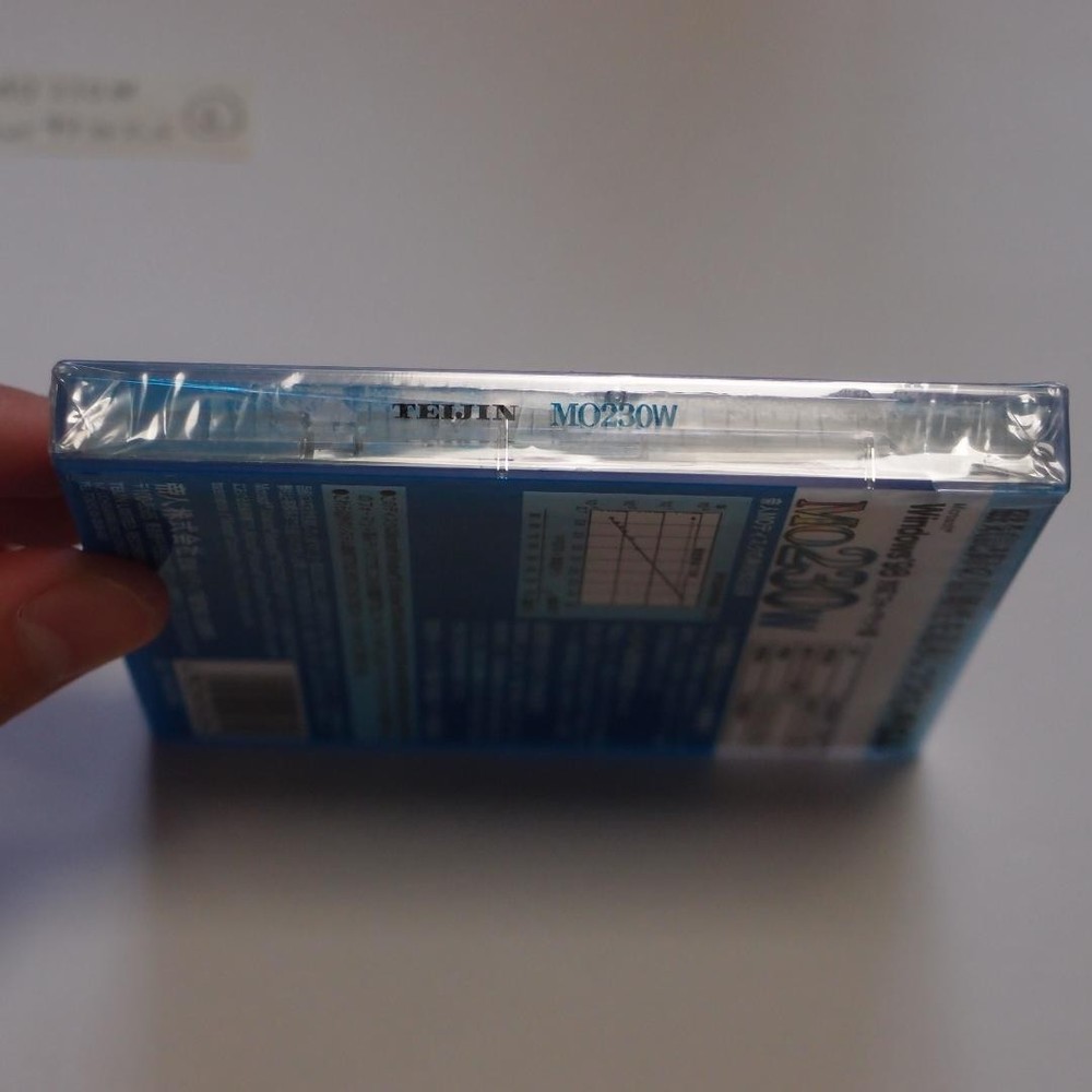 Teijin MO 230W 230MB Windows 98 Formatted Magneto Optical Disk Unopened