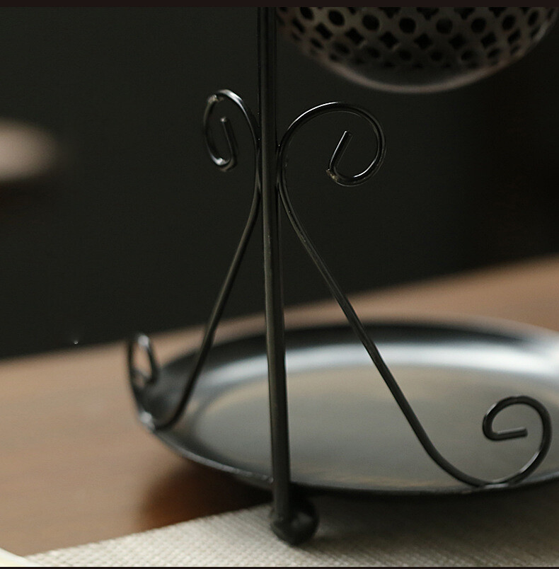 Creative Retro Iron Frame Incense Burner Backflow Incense Burner Holder