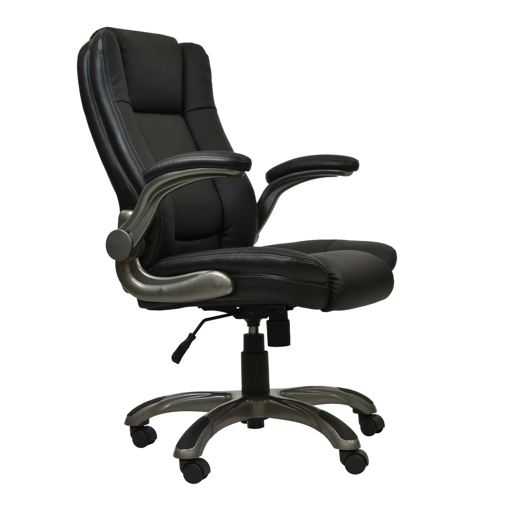 Techni Mobili Medium Back Office Task Chair w/ Flip-up Armrest & Hight Adjustmen