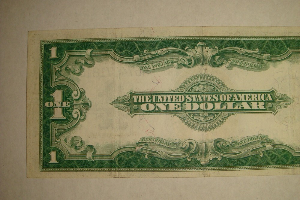 1923 ONE DOLLAR SILVER CERTIFICATE LARGE SIZE NOTE-VF/EF