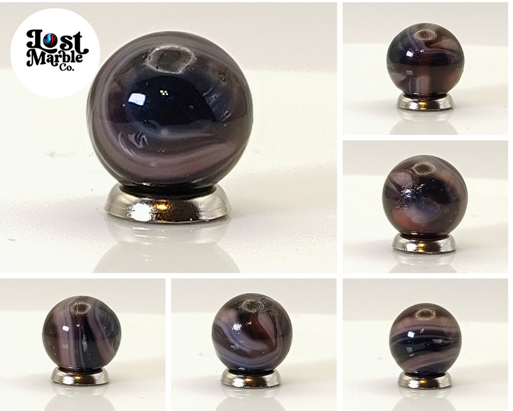 16.5mm MF Christensen 9 & Tail Marble Deep Purple Transitional NM