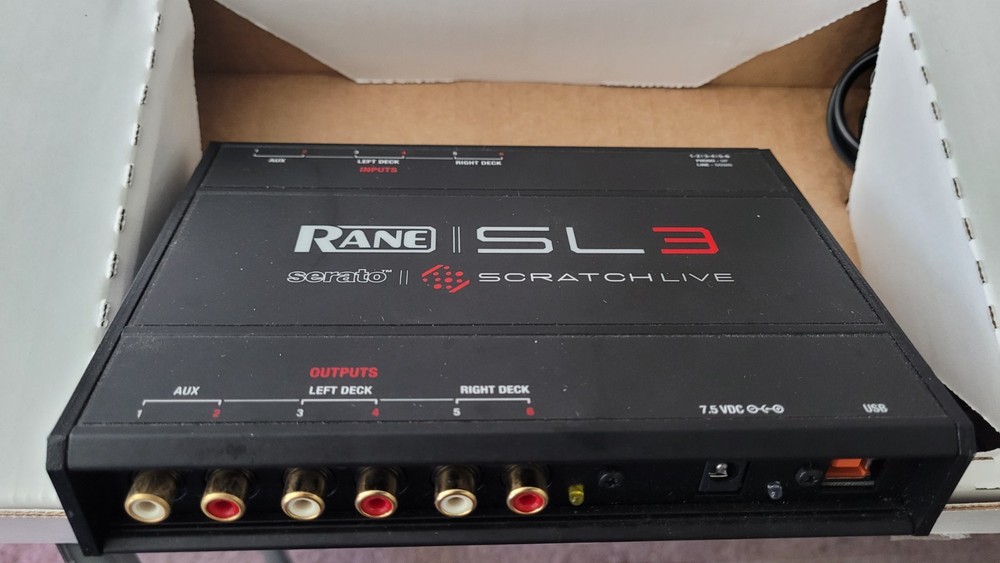 Rane Serato SL3 Scratch Live DJ DJ DVS Audio Interface With Original Box