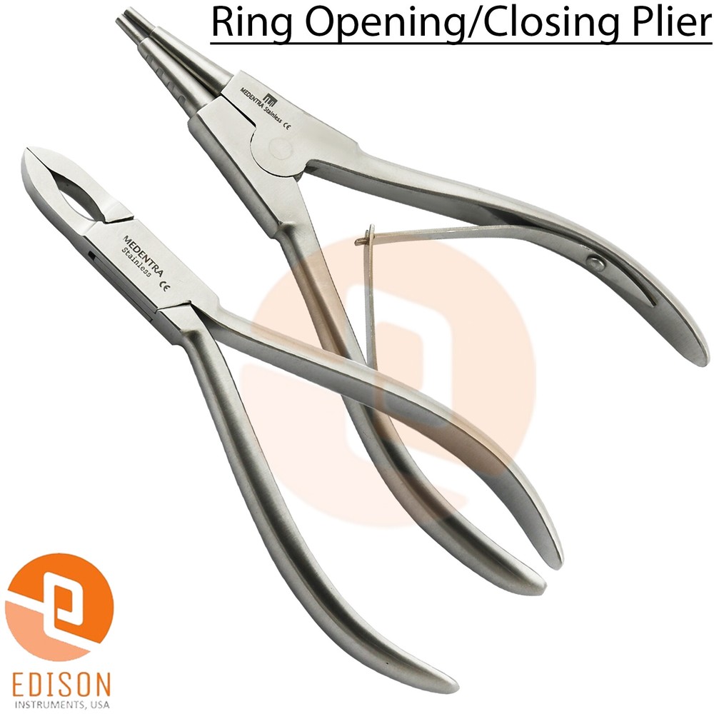 Professional Ring Opening & Closing Plier Jewelry Making Tools Body Piercing