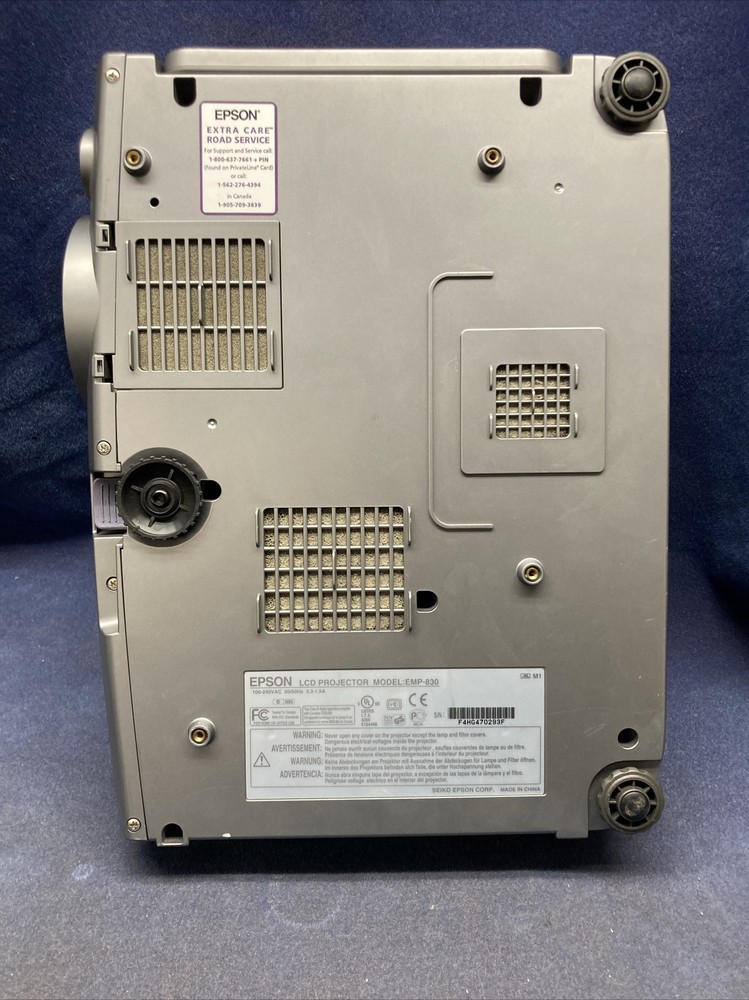 Epson PowerLite 830p Projector Tested Working Good Condition Quick Ship