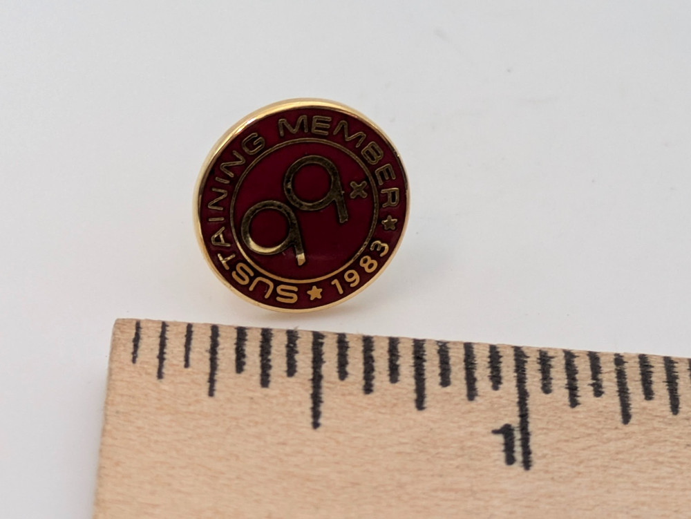 Sustaining Member 99+ 1983 Small Tack Lapel Pin